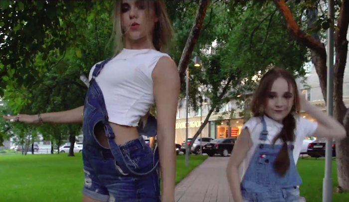 Кадр из клипа танцевальной студии Fraules dance centre Кадр из клипа танцевальной студии Fraules dance centre