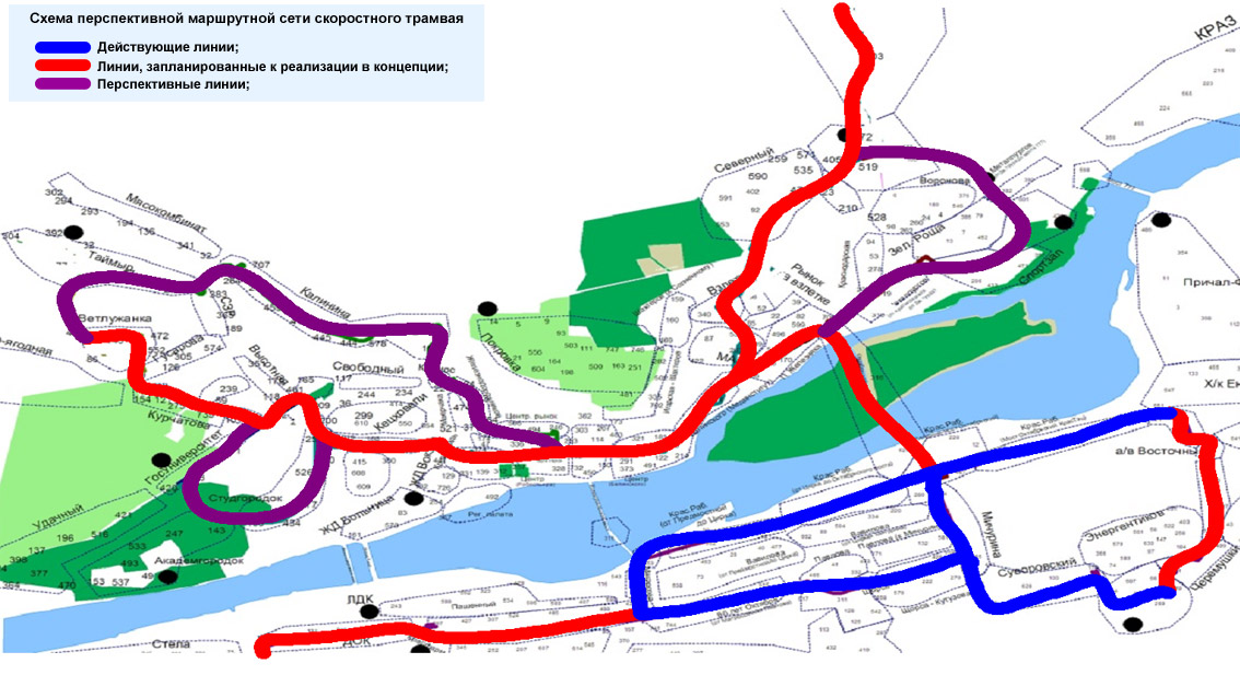 Схема метро в красноярске на карте