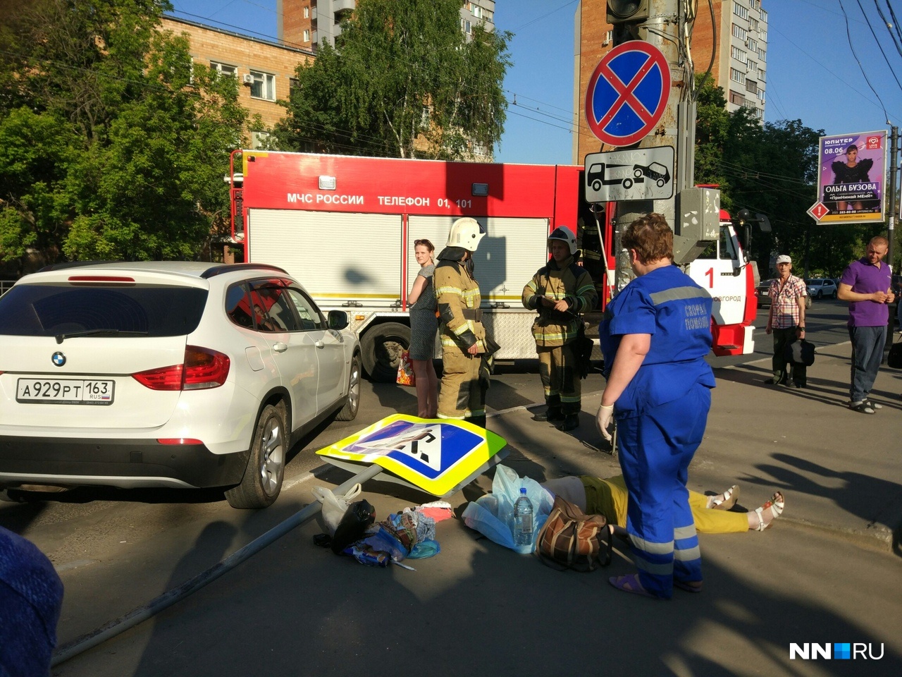 В Нижнем Новгороде пешехода убило знаком «Пешеходный переход»