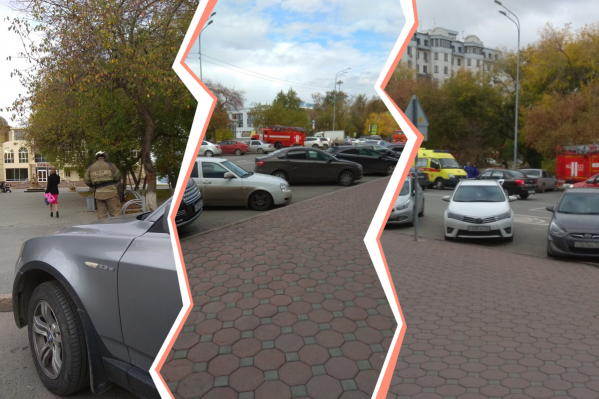 Горожане засняли происходящее в центре города Горожане засняли происходящее в центре города