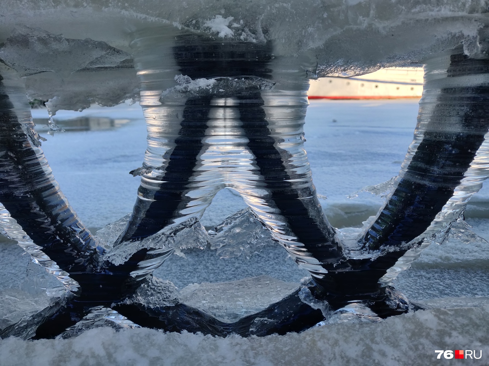 Уровень воды в Волге поднимался с конца января Уровень воды в Волге поднимался с конца января