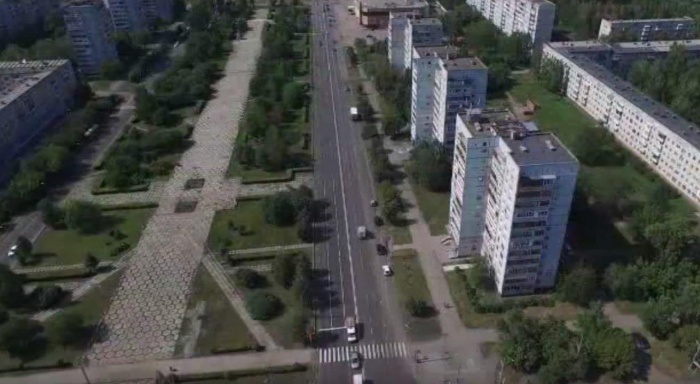 Ремонт дорог в Кемерово сняли с высоты птичьего полета (фото)