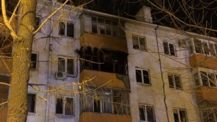 В уфимской многоэтажке сгорел 66-летний мужчина