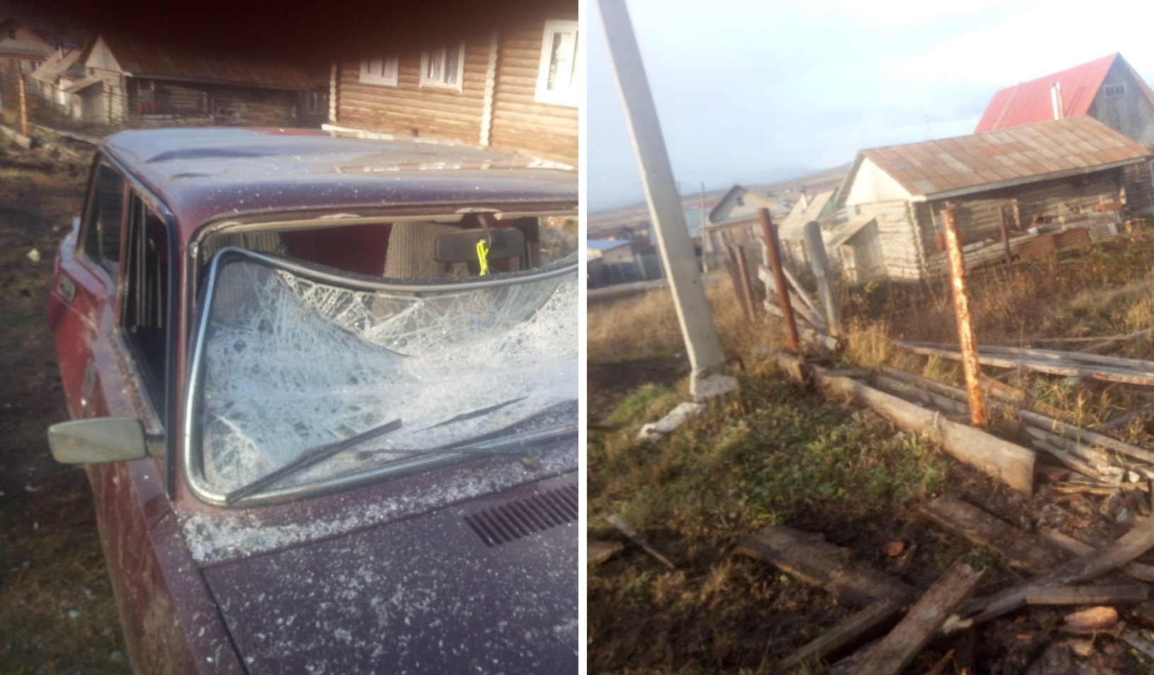 Житель Башкирии на манипуляторе напал на дом соседа и разгромил его машину