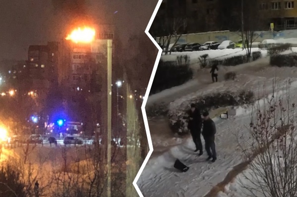 Салют запускали в сквере Журналистов Салют запускали в сквере Журналистов