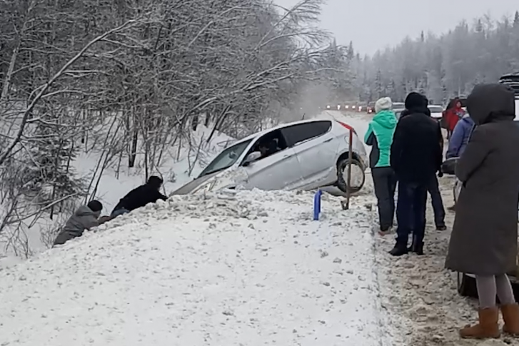 Авария произошла на «Тещином языке» Авария произошла на «Тещином языке»