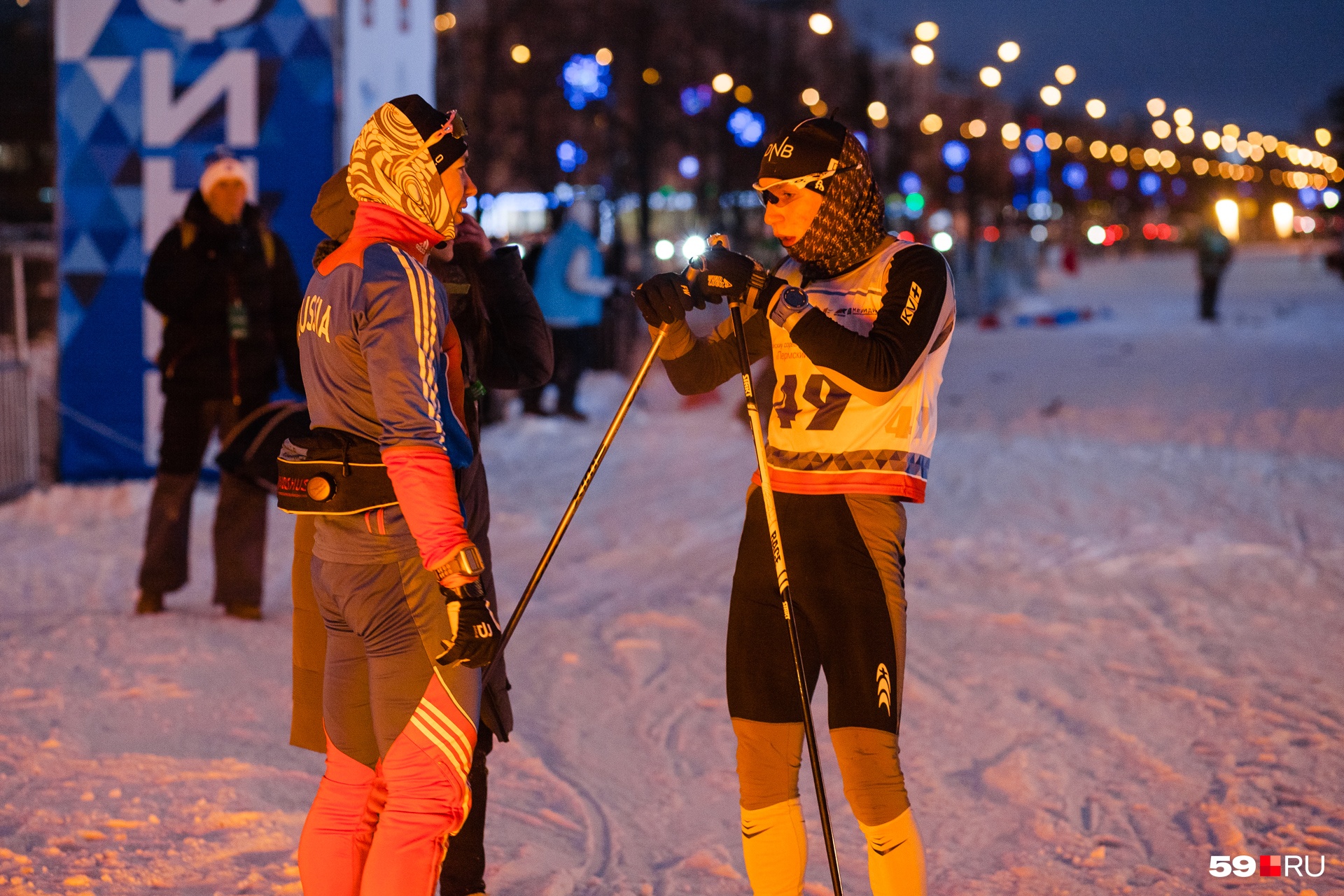 Во время соревнований было холодно — температура резко опустилась до -12 градусов Во время соревнований было холодно — температура резко опустилась до -12 градусов