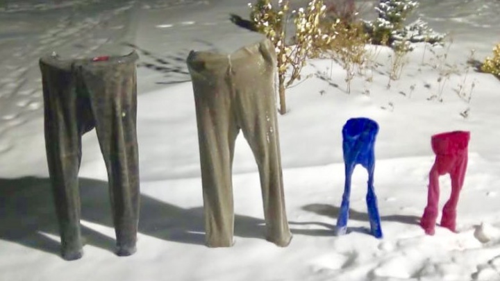 «Замороженные штаны»: красноярцы стали участниками смешного американского флешмоба