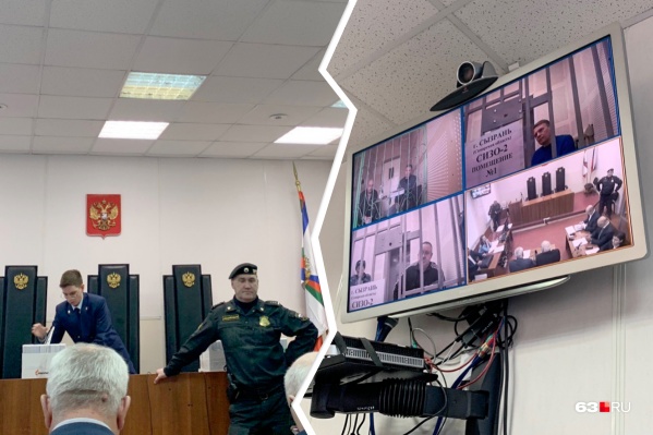 Заключенные присутствовали в зале удаленно Заключенные присутствовали в зале удаленно