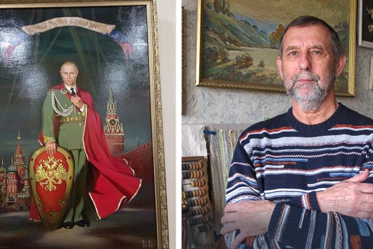 Больше 1,5 миллиона рублей просит за портрет Путина ростовский художник Рафаэль Лукьянов