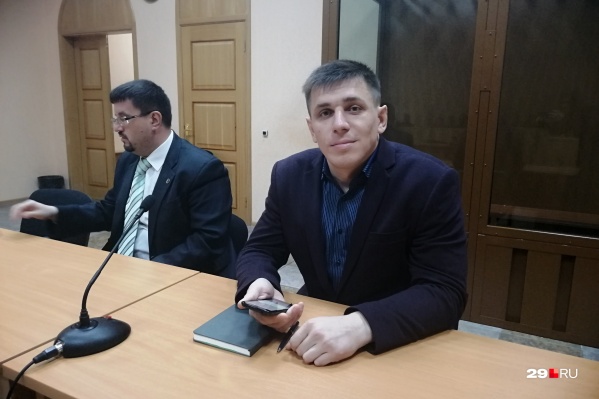 Андрей Боровиков в зале суда Андрей Боровиков в зале суда