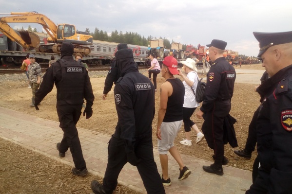 Активистку Оксану Грузд задержали на Шиесе накануне днем Активистку Оксану Грузд задержали на Шиесе накануне днем