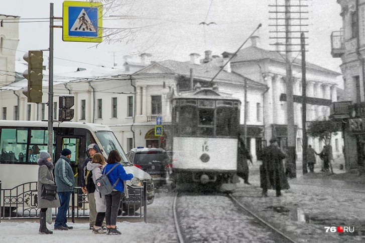 Вместе
с трамваем и троллейбусом Ярославль пережил
революции и другие повороты истории