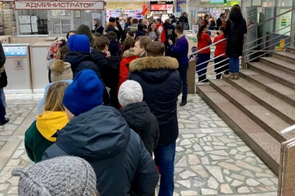 Очередь была рекордной Очередь была рекордной