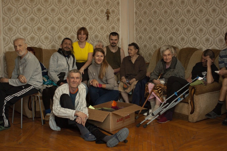 Большинство бездомных в приюте «Дари добро» — пожилые люди
