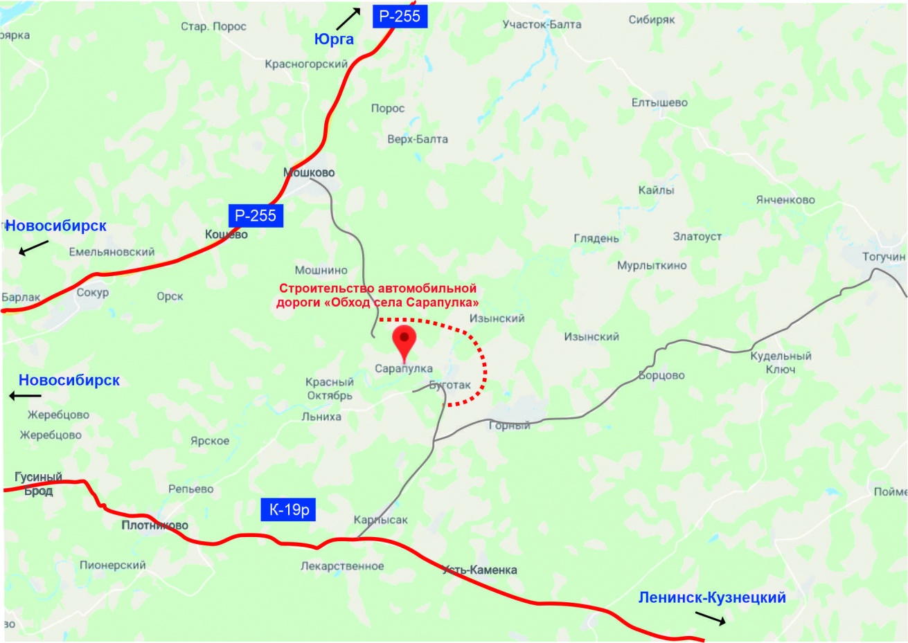 Новосибирская 5 красноярск карта