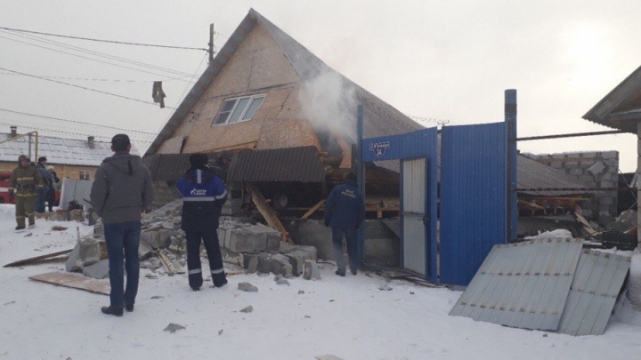 В Челябинской области из-за взрыва газа обрушился дом