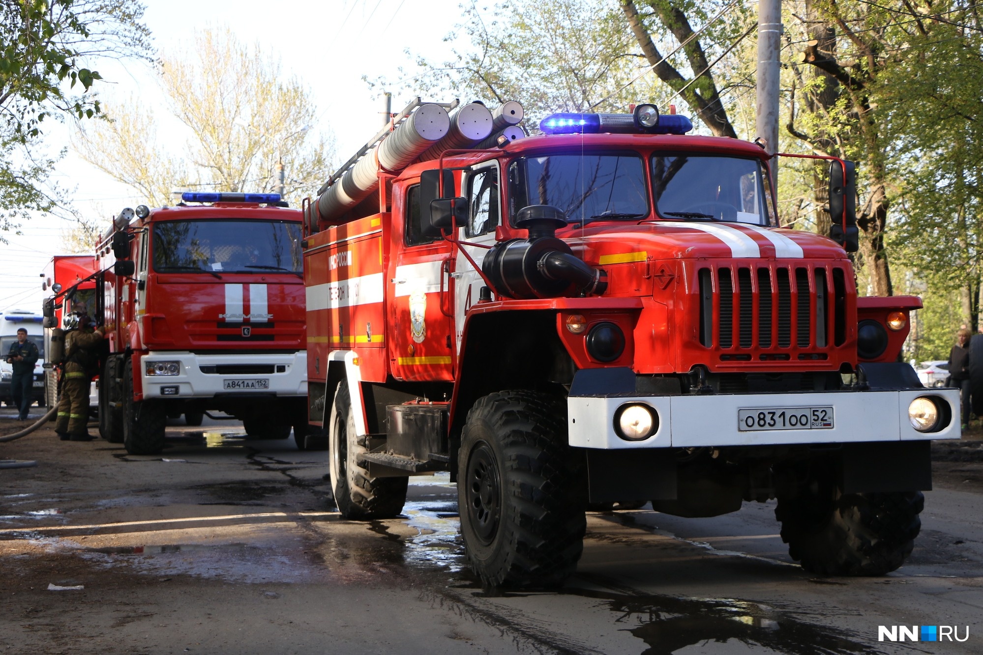 Женщина погибла на пожаре в Нижнем Новгороде.  Остальных жильцов дома эвакуировали