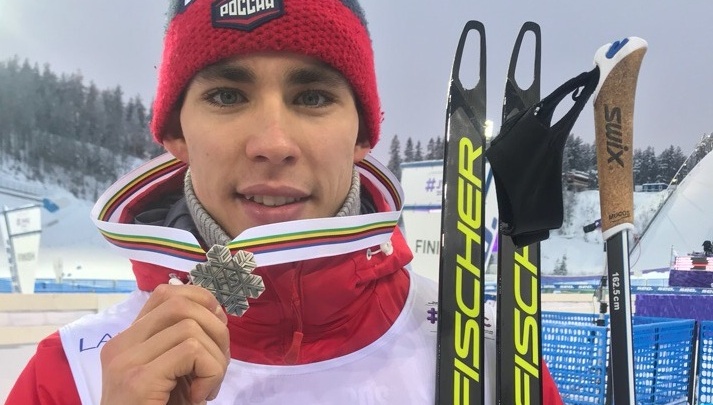 Лыжник из Нарьян-Мара Александр Терентьев взял серебро на юниорском чемпионате мира