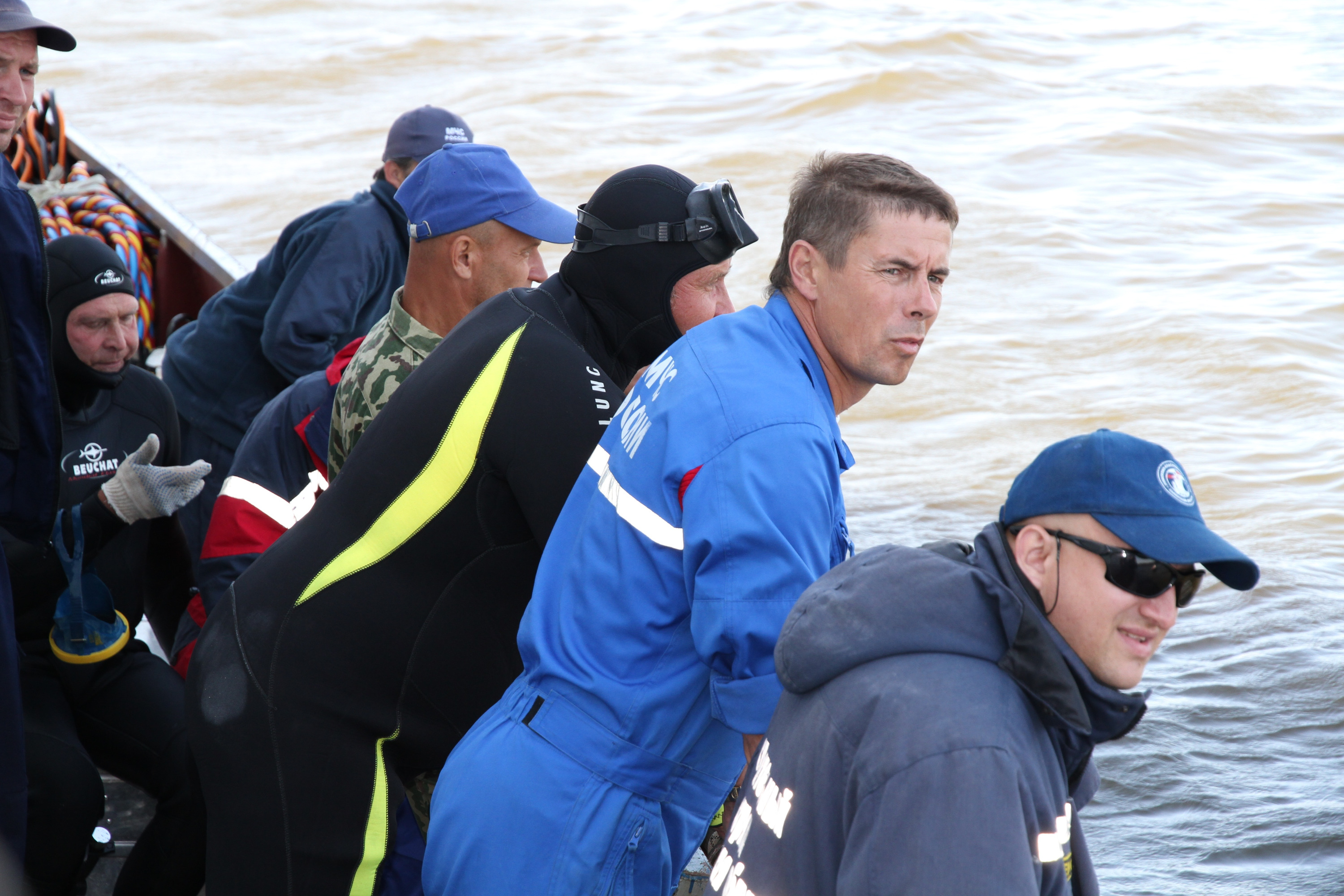 Самарские спасатели прибыли на место крушения «Булгарии» вместе с водолазами из других регионов