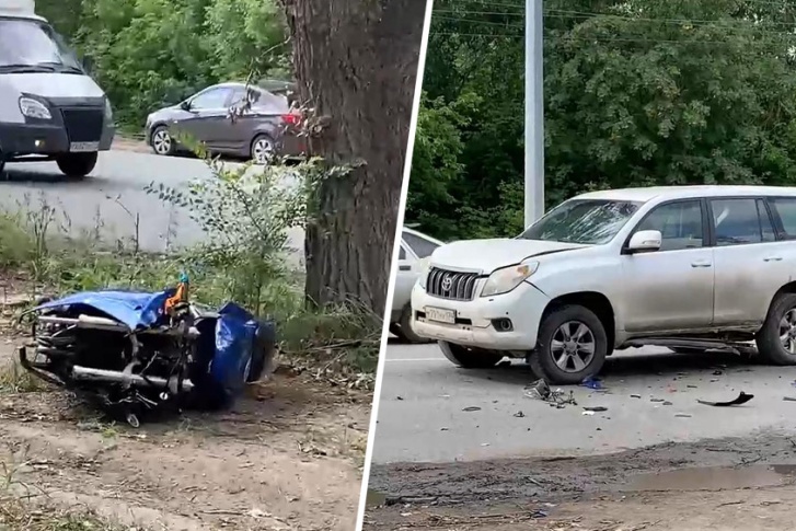 В ДТП мотоцикл разорвало В ДТП мотоцикл разорвало