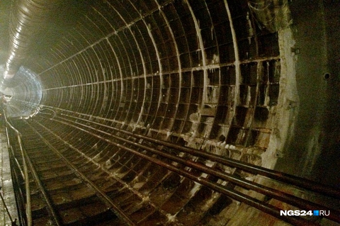 Так выглядит недостроенная линия метро на Высотной