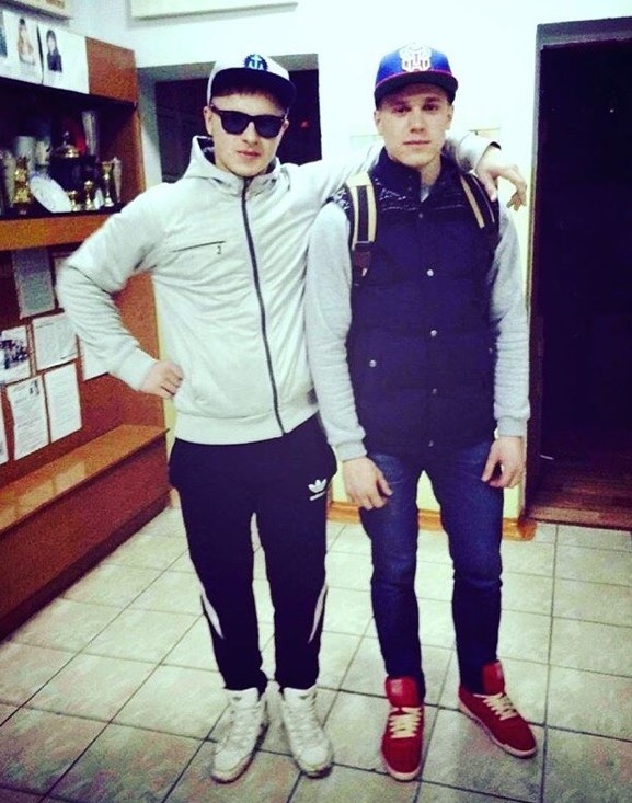 В таком виде Андрей (слева) поехал на первый мастер-класс В таком виде Андрей (слева) поехал на первый мастер-класс