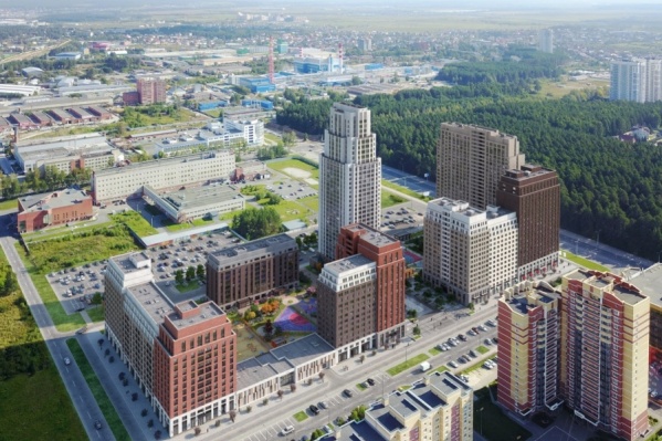 Архитектура домов квартала «Ньютон Парк» заметно отличается от соседних Архитектура домов квартала «Ньютон Парк» заметно отличается от соседних