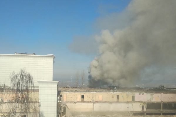 Пожар начался днем 19 марта Пожар начался днем 19 марта