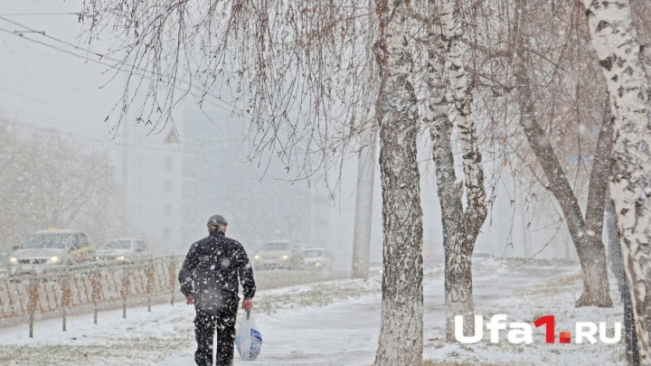 Синоптики прогнозируют снег с дождём в Башкирии