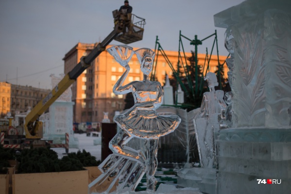 Ледовый городок простоял два месяца Ледовый городок простоял два месяца