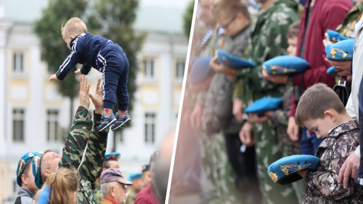 День ВДВ в Ярославле: десантники устроили туалет под дверью мэрии
