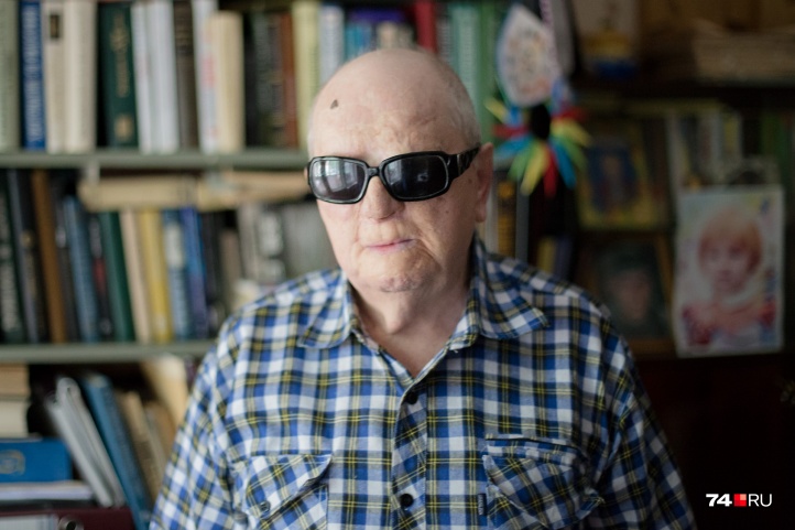 Незрячий Игорь Вишев занимается идеей бессмертия 60 лет из своих 85