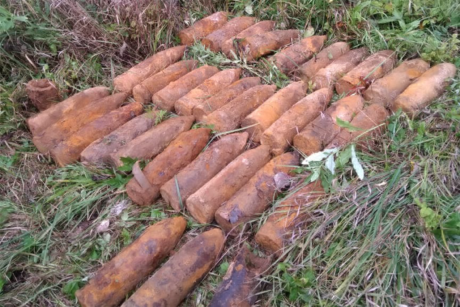В Ярославской области возле железнодорожных путей нашли 33 артиллерийских снаряда