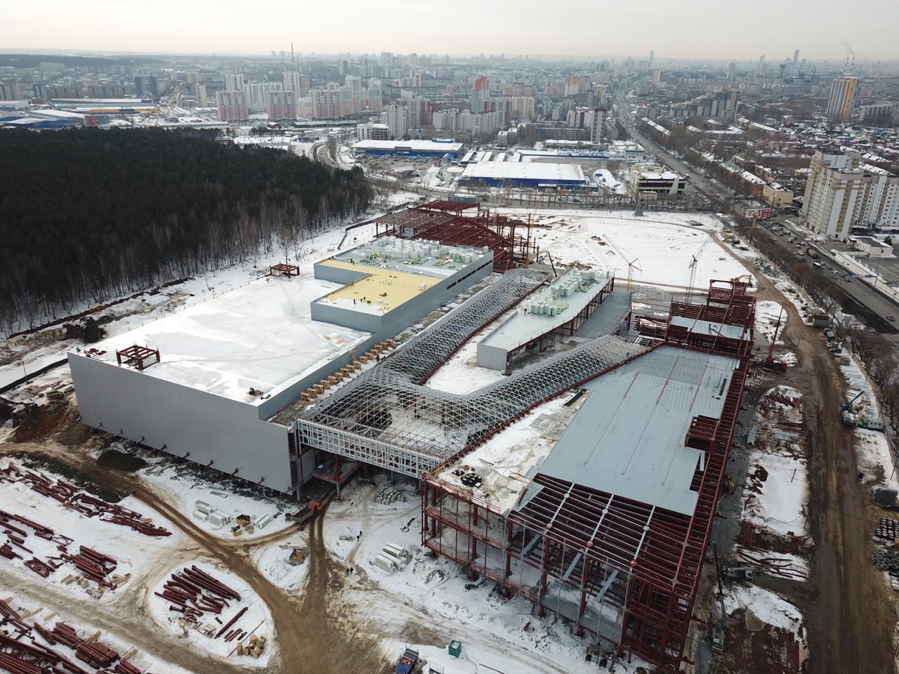 Так строящийся центр выглядел в апреле 2019 года Так строящийся центр выглядел в апреле 2019 года