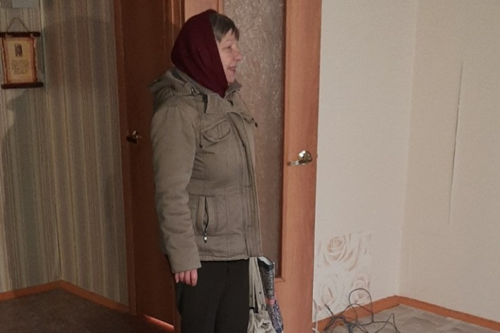 Елена Михальченко осмотрела квартиру в социальном доме ветеранов 30 октября 
