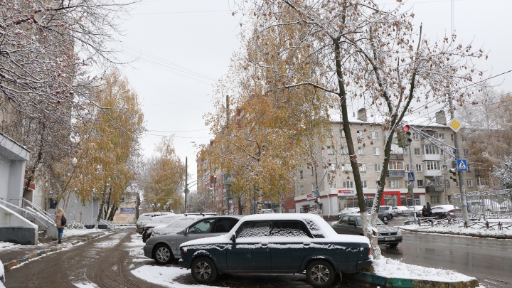 Дождь превратится в мокрый снег. На дорогах Нижнего Новгорода ожидается гололедица