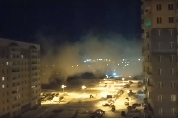 Дымовую завесу сняли на видео Дымовую завесу сняли на видео