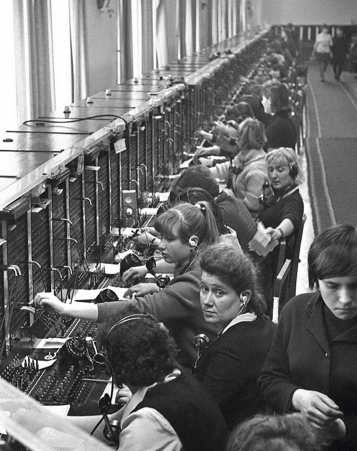 Свердловская телефонная станция. 1969 год. Фото А. Лысякова (ГАСО)