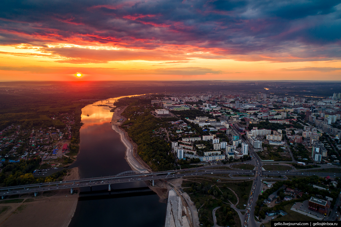 Город Шевчука, Земфиры и Фейса: новосибирский фотограф показал красоты Уфы с высоты