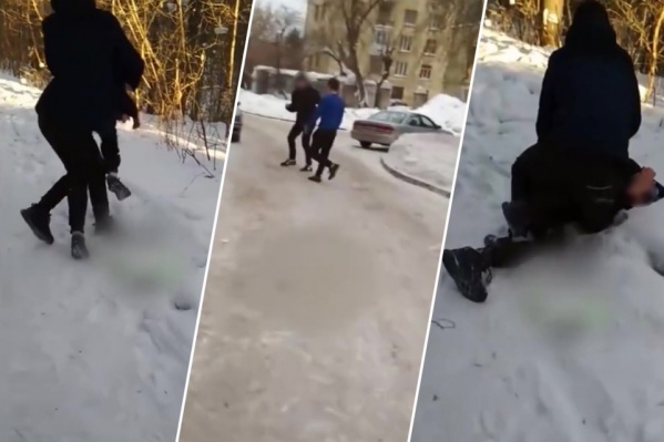 Драка подростков попала на видео Драка подростков попала на видео