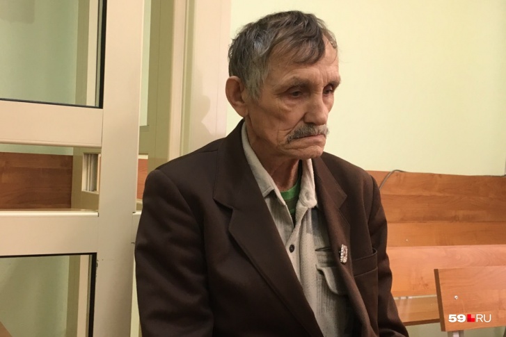 Ветеран труда Игорь Трошев на судебном заседании