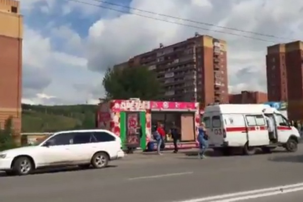 ДТП случилось около 13:20 в Первомайском районе Новосибирска ДТП случилось около 13:20 в Первомайском районе Новосибирска