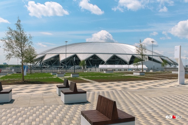 Сейчас на стадионе проводят матчи «Крыльев Советов» Сейчас на стадионе проводят матчи «Крыльев Советов»