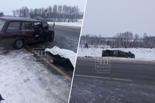 От полученных травм водитель «четверки» скончался на месте аварии От полученных травм водитель «четверки» скончался на месте аварии