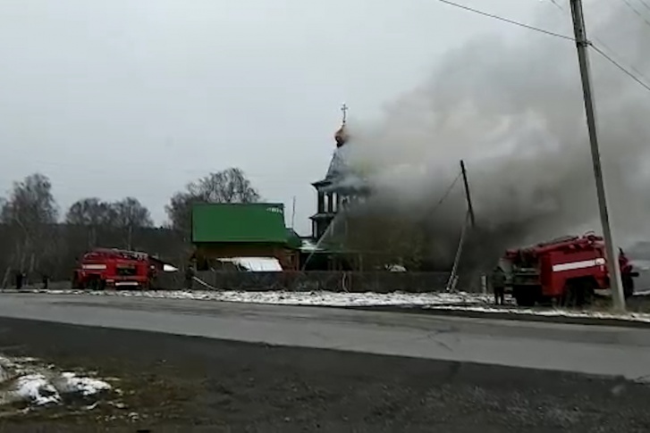 Пожар произошёл в Саткинском районе
