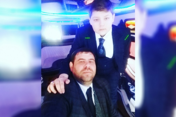 Папа с сыном Давидом Папа с сыном Давидом