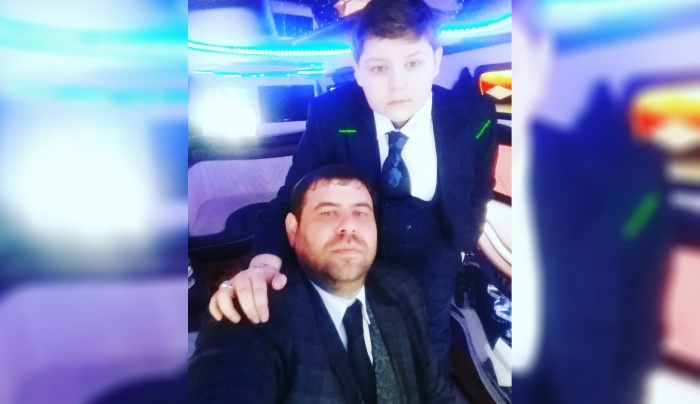Папа с сыном Давидом Папа с сыном Давидом