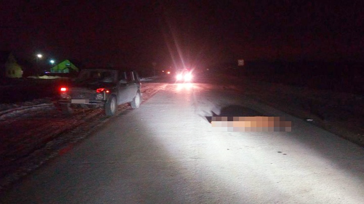 На дороге в Башкирии сбили женщину
