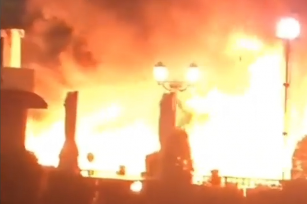 Пожар произошел утром Пожар произошел утром